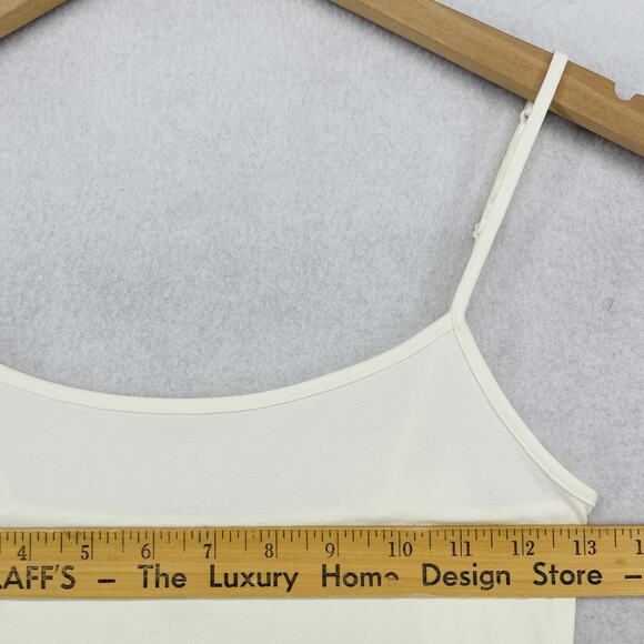 BANANA REPUBLIC Top Womens XS Tank Cami Scoop Neck Stretch Jersey Cream NEW - Picture 11 of 13